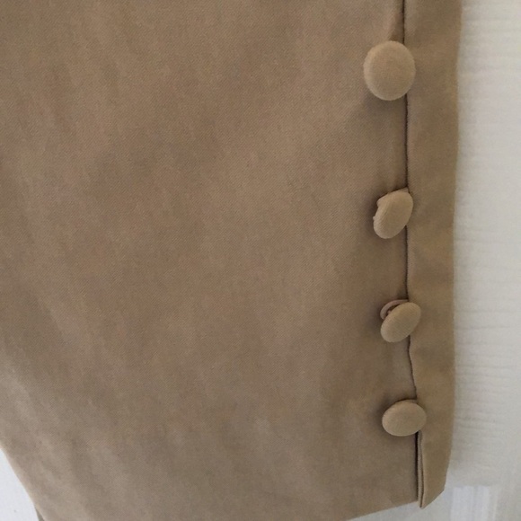 Chico’s High-waist mock pockets ankle button detail stretch pull on slacks - Picture 4 of 9